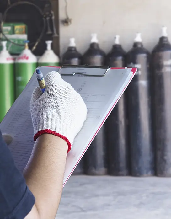 Compra, recompra e cotação técnica de gases